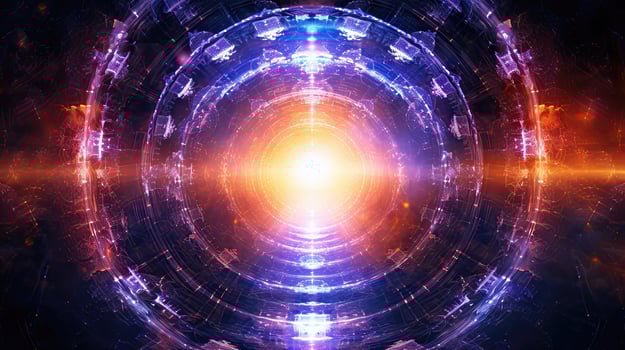 Gateway to Another Universe. Explore the Enchanting Image of a Celestial Portal photo