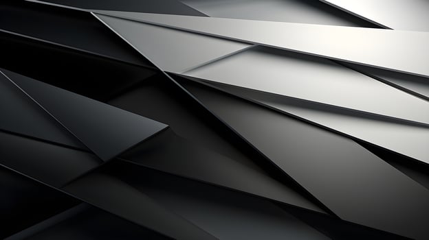 black and white abstract background with triangles. photo