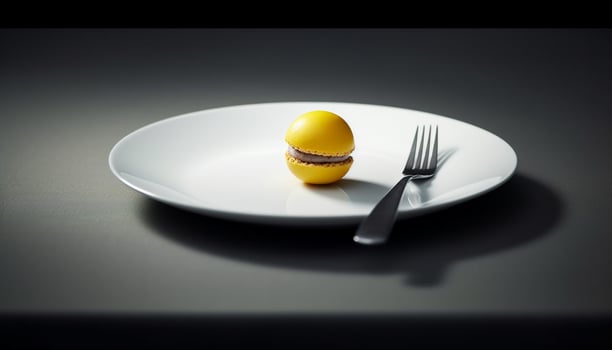A healthy meal with boiled egg protein generated by AI photo