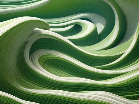 Sea beach green water waves illustration photo