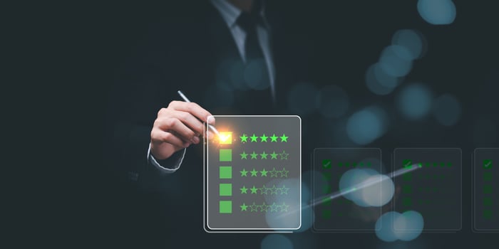 Male consumers opinion, and rated their satisfaction ,rate and review them online ,evaluation business success ,Customer Experience Survey Concepts ,excellent survey ,customer engagement photo