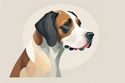 Cute and Adorable Vector illustration in flat style on solid color background. ai generative photo