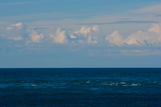Marine Landscape with clouds, Patagonia, Argentina. photo