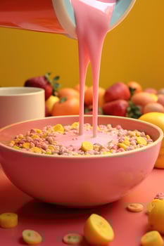 AI generated Pink Oobleck photo