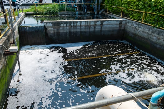 waste water in pond, Wastewater and Hazardous Waste photo