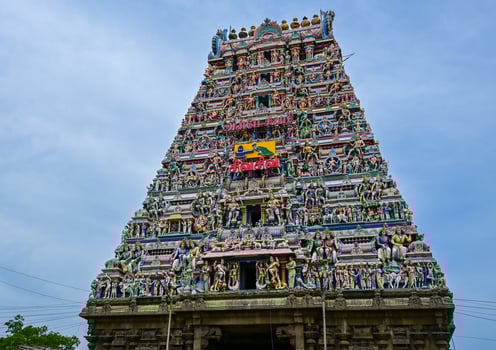 The Gateway Tower of Kapaleeshwarar Temple photo