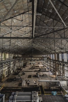 Old abandoned factory somewhere in Belgium. photo