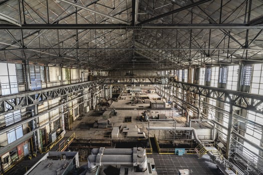 Old abandoned factory somewhere in Belgium. photo