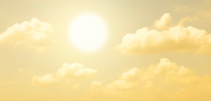 Sun and cloud scape background at sunrise time photo