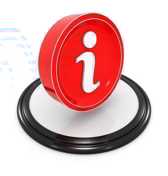 Red Information icon photo