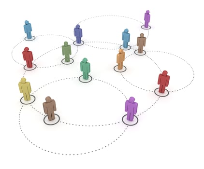 Colorful Network People photo