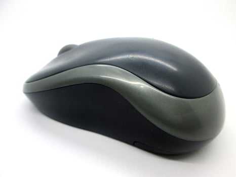 Black wireless mouse photo