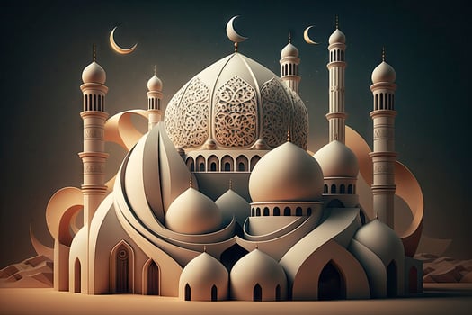 Stunning Ramadan Mosque Architecture Design photo