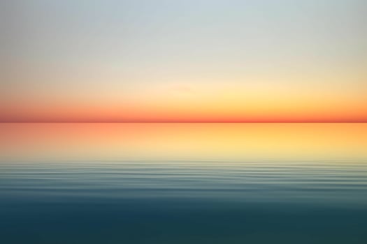 Horizone Line Background. Ai generative photo