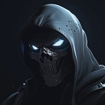 The Mysterious Phantom Character in High Detail Generative AI photo