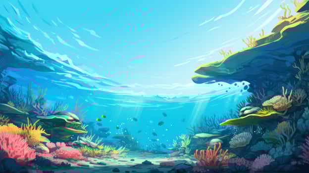 Beautifil sea reef photo