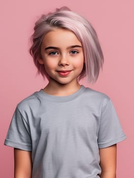 White Blank baby T-shirt Ai generated photo
