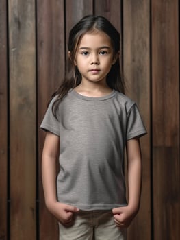 White Blank baby T-shirt Ai generated photo