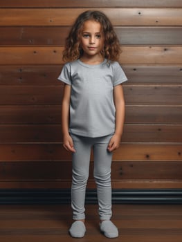 White Blank baby T-shirt Ai generated photo
