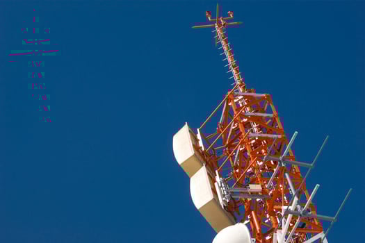a tower with antennas photo