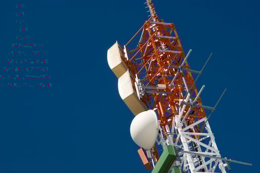 a tower with antennas photo