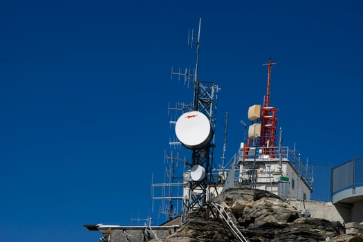 a tower with antennas photo