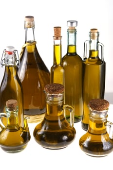 various types of olive oil photo