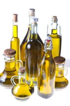 various types of olive oil photo