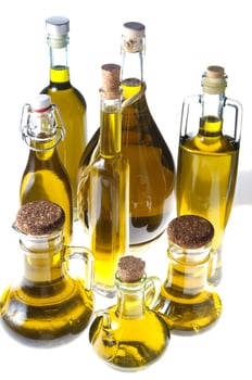 various types of olive oil photo