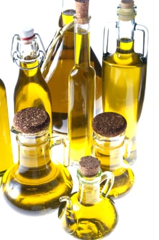 various types of olive oil photo