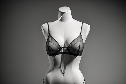 Sensual lingerie on a mannequin. ai generative photo