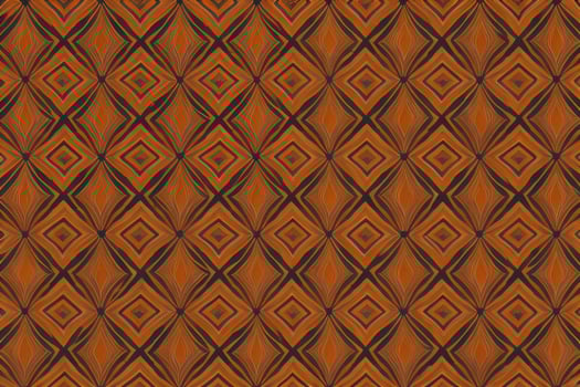 Abstract fractal composition with various geometrical shapes. ai generative photo