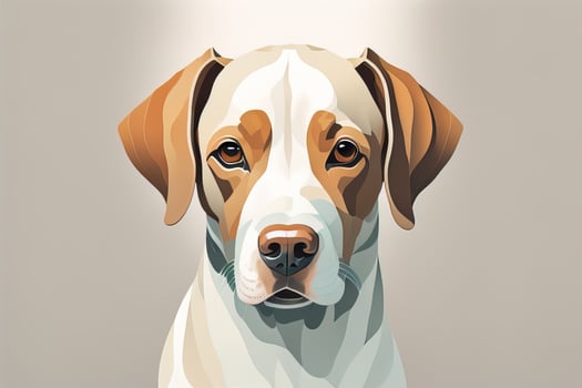 Cute and Adorable Vector illustration in flat style on solid color background. ai generative photo