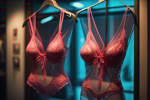 Sensual lingerie on a mannequin. ai generative photo