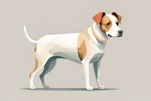 Cute and Adorable Vector illustration in flat style on solid color background. ai generative photo