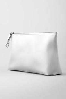 Packaging Bag Mockup White with shades white background, AI Generated photo
