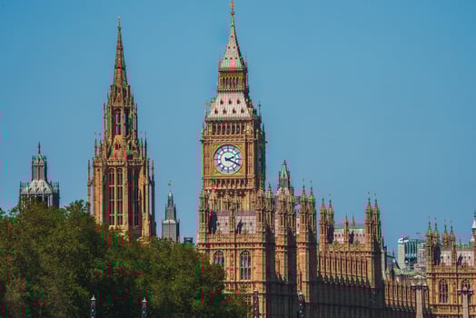 Big Ben and Westminster bridge in London photo