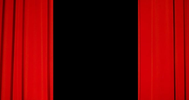 red curtain background photo