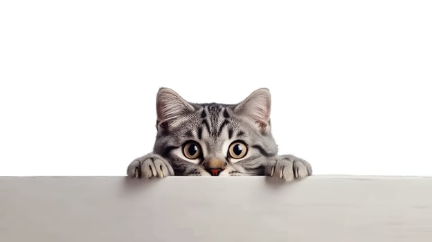 Inquisitive Kitten Discovering the World - Generative AI photo
