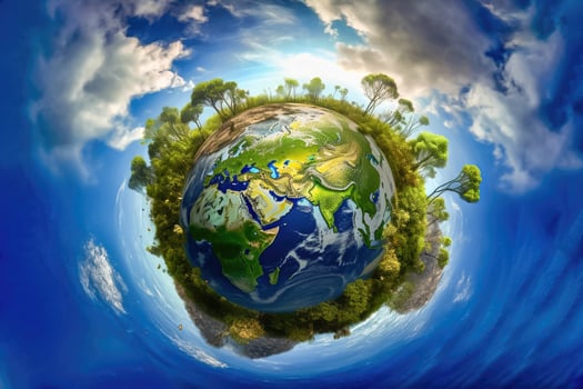 Harmony of Nature - Protecting Our Environment - Generative AI photo