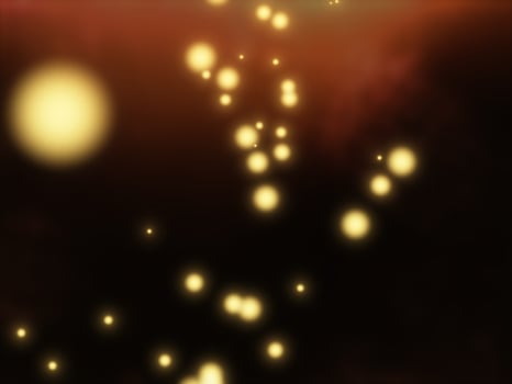 glowing yellow overlay light in black background or overlay background photo
