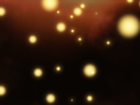 glowing yellow overlay light in black background or overlay background photo