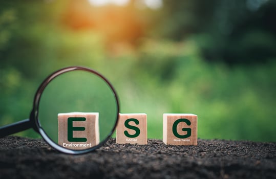 ESG concept for environment, society and governance in sustainable. business responsible environmental. photo