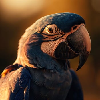 The Macaw represents the exotic beauty and biodiversity of the rainforest ,AI Generated photo