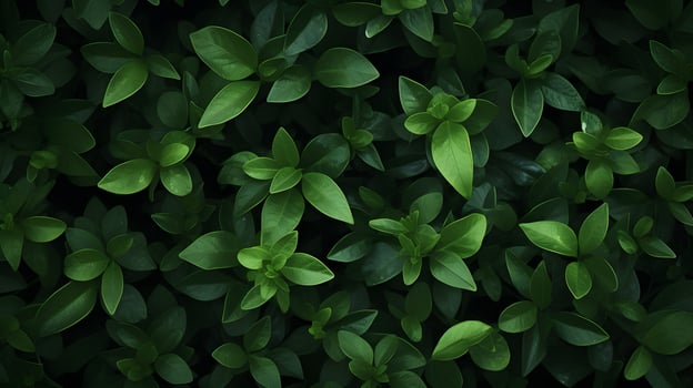 Macro Exploration - Tiny Green Leaves, Generated AI Shot photo