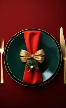 Merry Christmas dinner background photo
