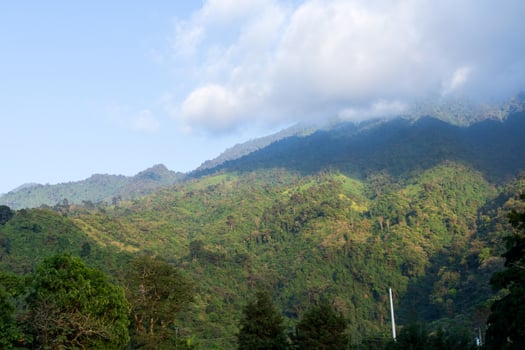 sky mountain landscape photo