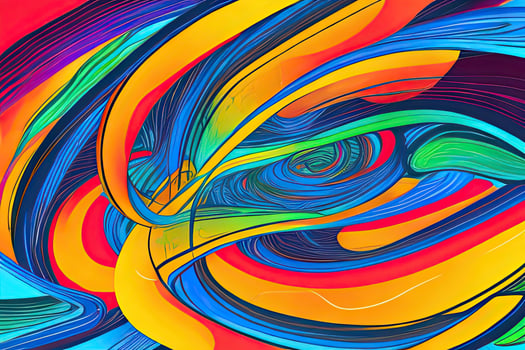 Abstract background with vibrant, swirling colors photo