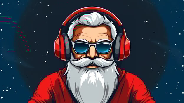 Cool Santa Claus DJ photo