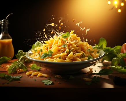 AI Generative Italian pasta dish food photo